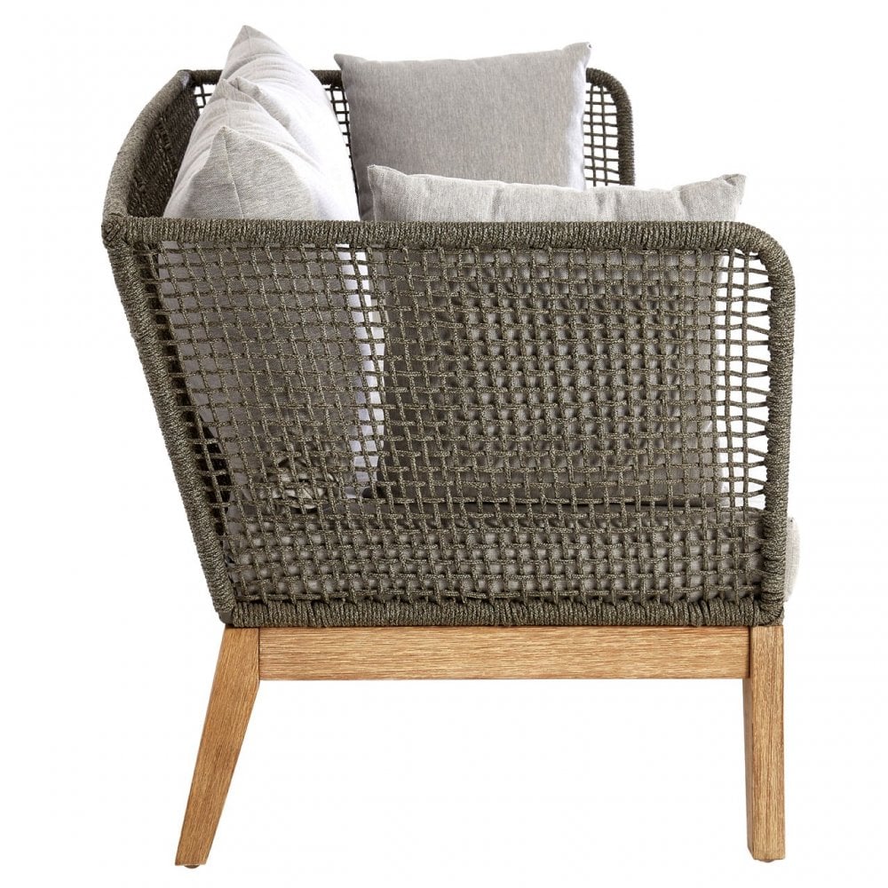 Opus 3 Seat Grey Sofa Grey