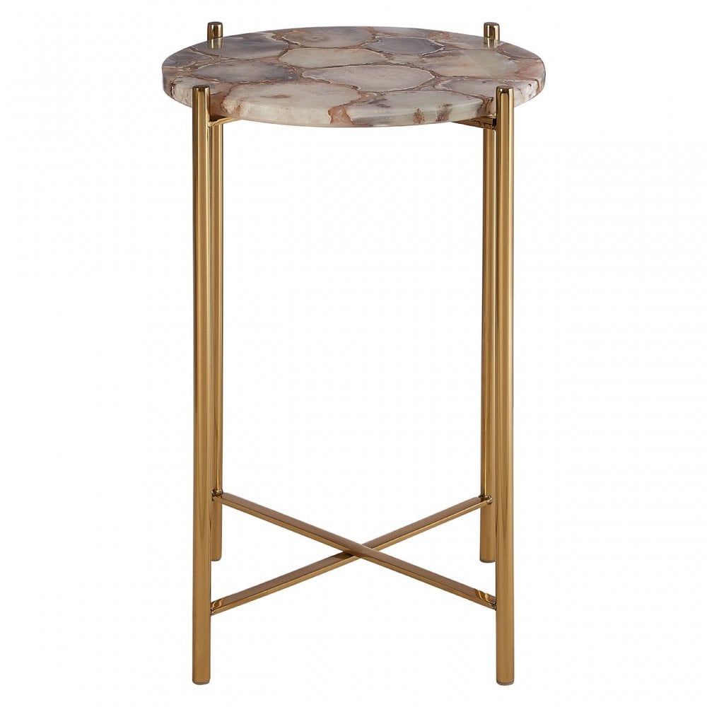 Vita Natural Agate Side Table Natural
