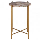 Vita Natural Agate Side Table Natural
