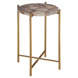 Vita Natural Agate Side Table Natural