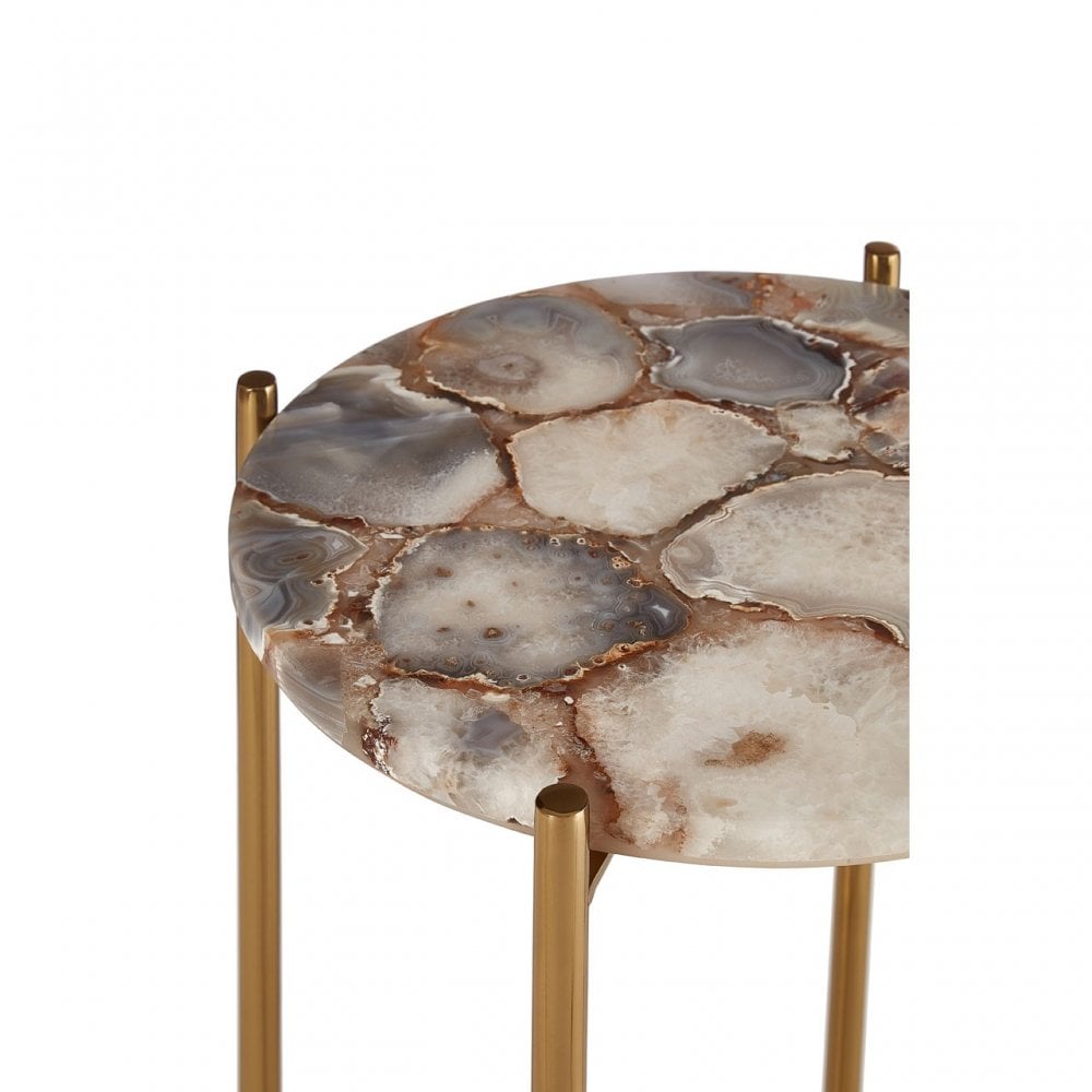 Vita Natural Agate Side Table Natural