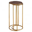 Vita Set of 2 Nesting Side Tables Gold