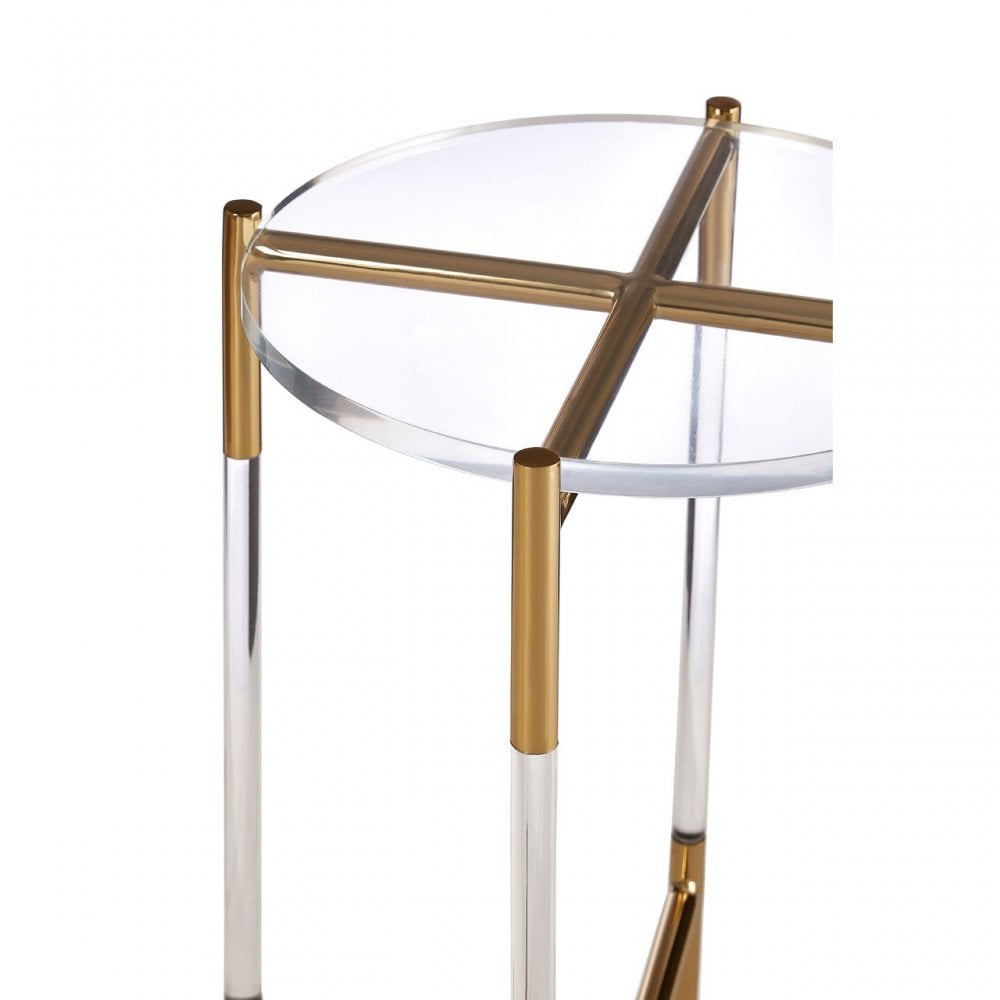 Miley Side Table Gold