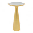 Lino Large Gold Side Table Gold