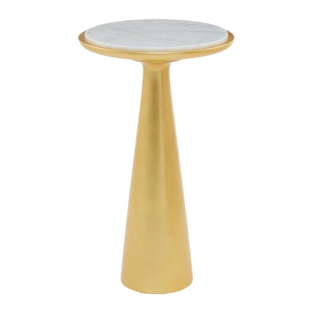 Lino Large Gold Side Table Gold