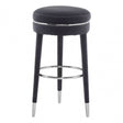 Hatton Grey Velvet Bar Stool Grey