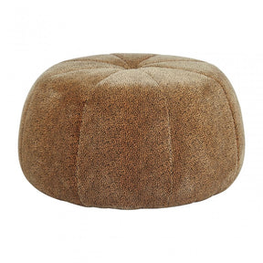 Hatton Leopard Print Pouffe Brown