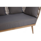 Opus 2 Seat Rope Sofa Grey