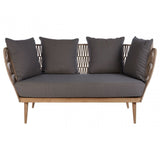Opus 2 Seat Rope Sofa Grey
