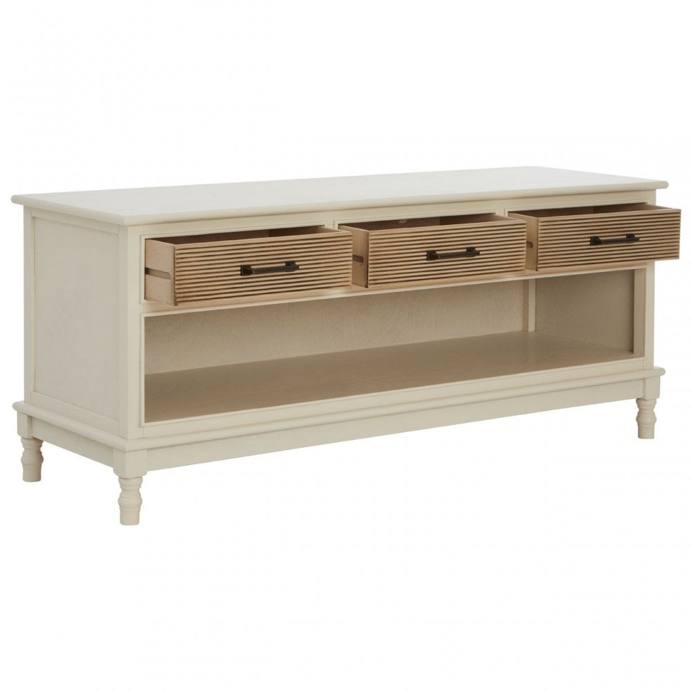 Legacy 3 Drawer Cabinet White