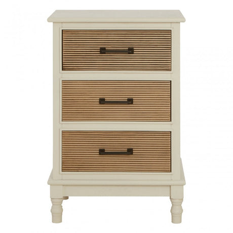 Legacy 3 Drawer Chest White