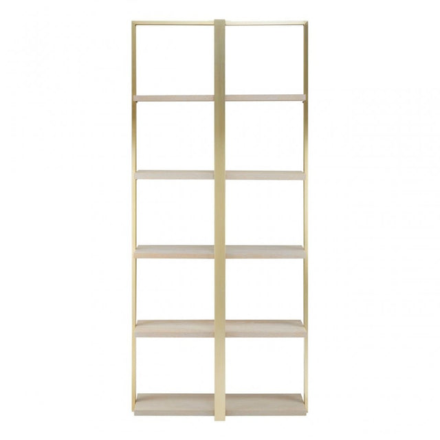 Ximi Oak Wood Shelf Unit Natural