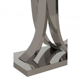 Matayo Curved Base Console Table Silver