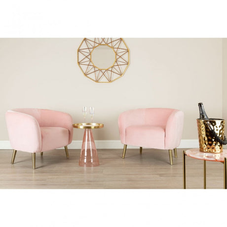 Martini Round Side Table Gold