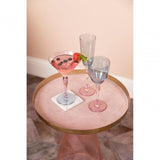 Martini Round Side Table Gold