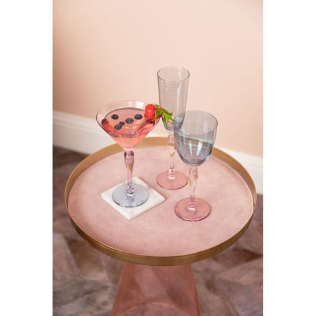 Martini Round Side Table Gold