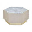 Ximi Small White Side Table Natural
