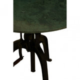 Vasco 3 Leg Small Green Marble / Iron Table Green