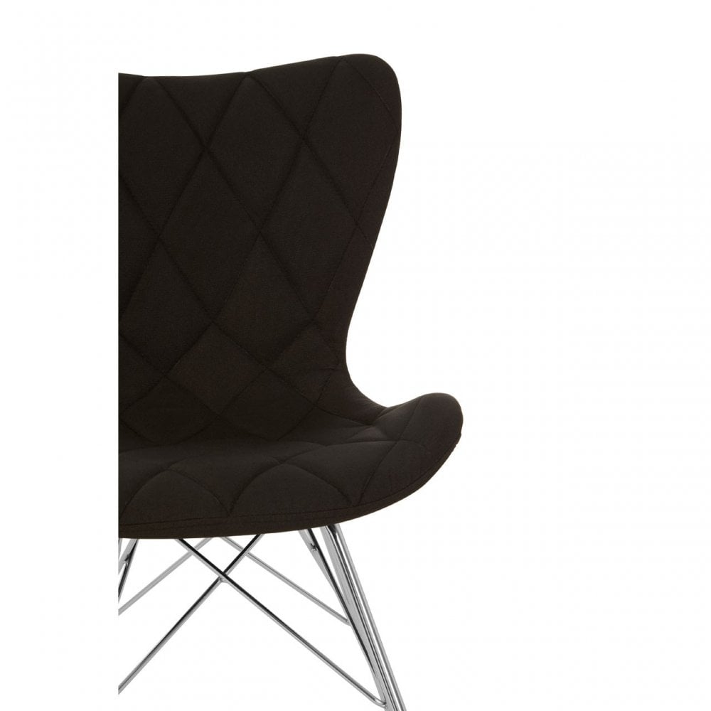 Stockholm Black Bar Chair Black