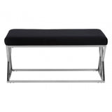 Matayo Black Seat Bench Black
