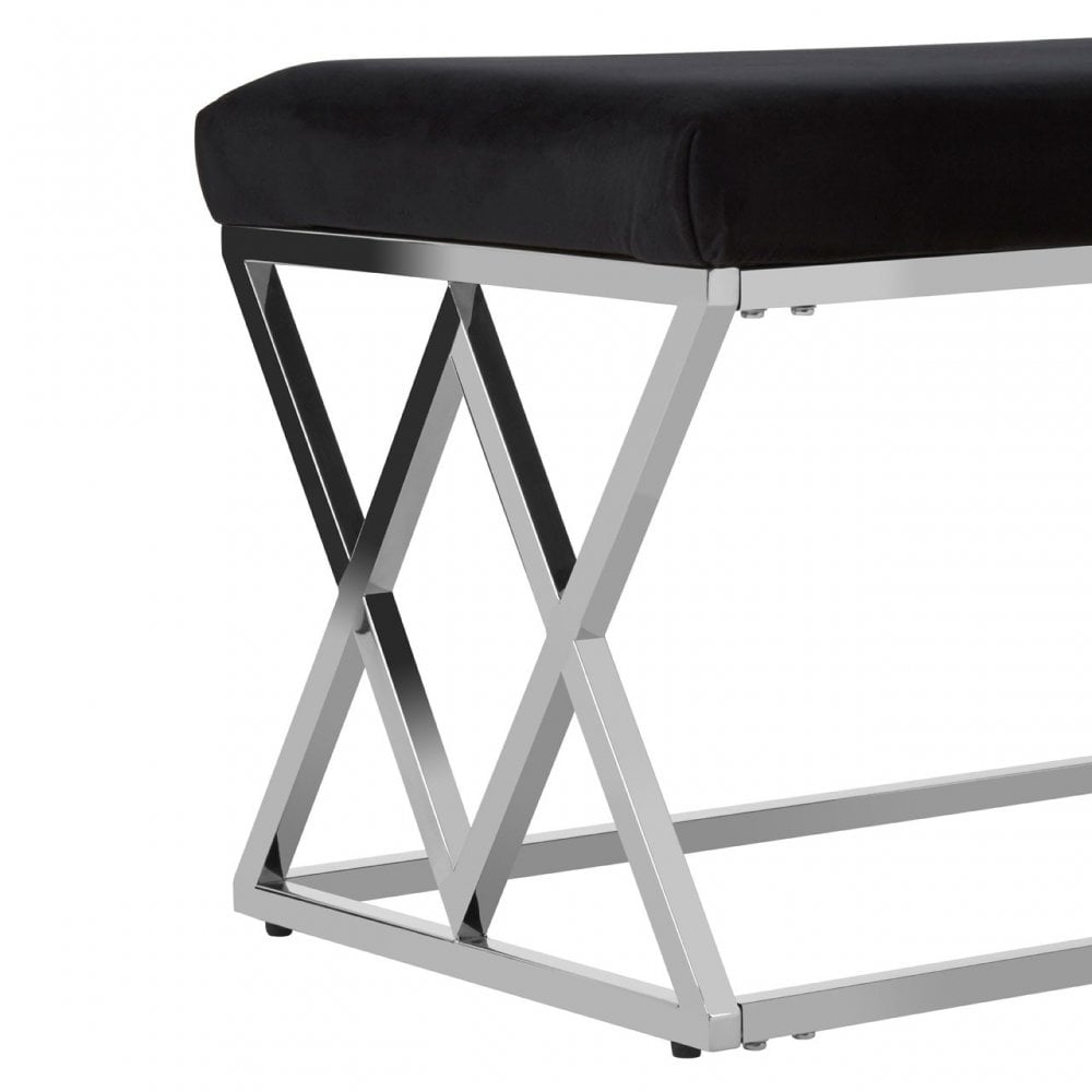 Matayo Black Seat Bench Black