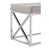 Matayo Mink Tufted Bench Brown