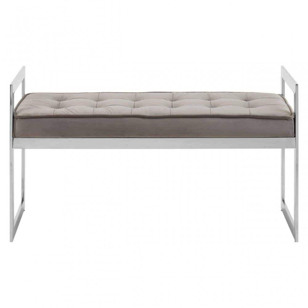 Matayo Powder Blue / Silver Finish Bench Blue