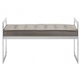 Matayo Powder Blue / Silver Finish Bench Blue