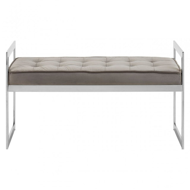 Matayo Powder Blue / Silver Finish Bench Blue
