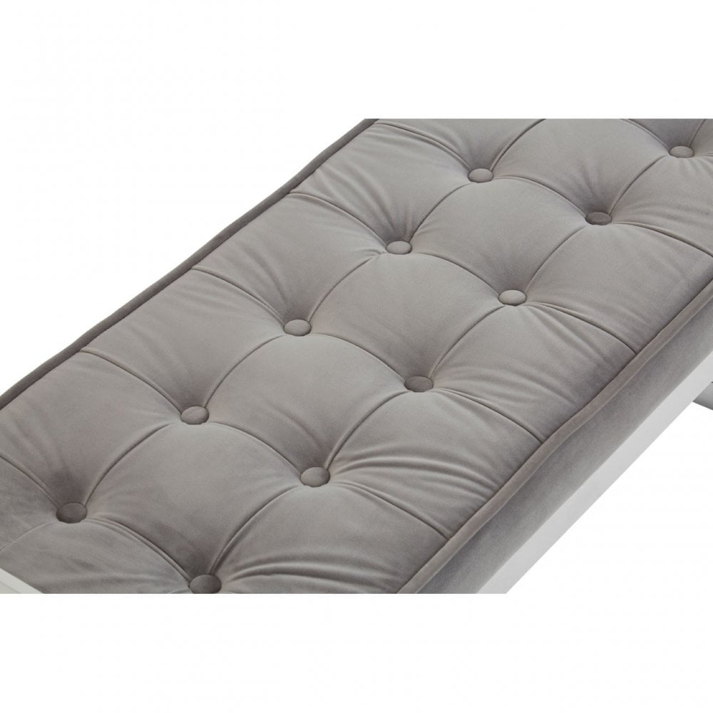 Matayo Powder Blue / Silver Finish Bench Blue