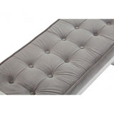 Matayo Powder Blue / Silver Finish Bench Blue