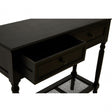 Legacy 2 Drawer Black Finish Console Table