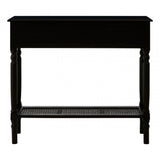 Legacy 2 Drawer Black Finish Console Table
