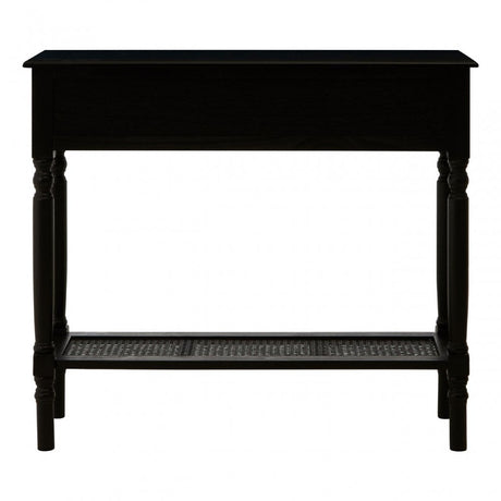Legacy 2 Drawer Black Finish Console Table