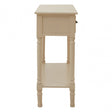 Legacy 2 Drawers Pearl White Console Table White