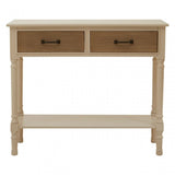 Legacy 2 Drawers Pearl White Console Table White