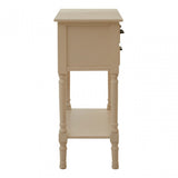 Legacy 3 Drawers Pearl White Console Table White