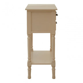 Legacy 3 Drawers Pearl White Console Table White