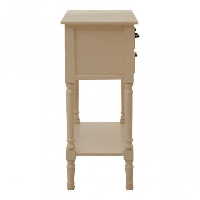 Legacy 3 Drawers Pearl White Console Table White