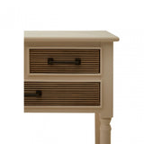 Legacy 3 Drawers Pearl White Console Table White