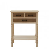 Legacy 3 Drawers Pearl White Console Table White