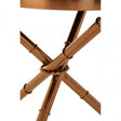 Camperian Bamboo Inspired Base Side Table Black