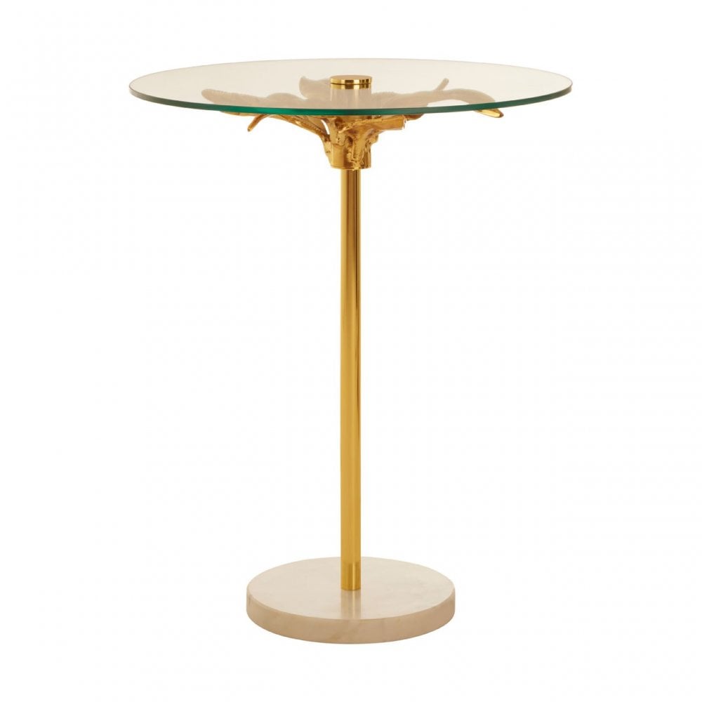 Sika Small Side Table Gold