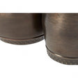 Hamish Set of 2 Drum Style Side Tables Brown