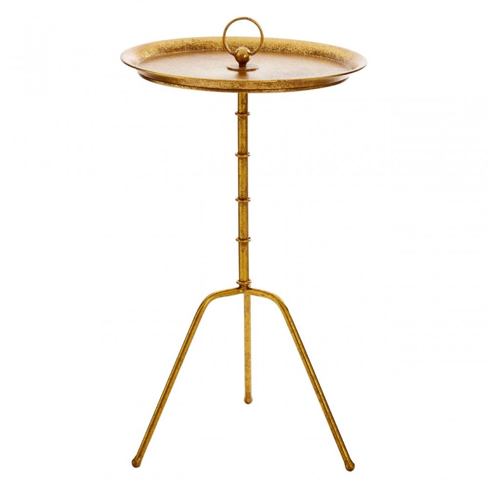 Monroe Small Accent Table Gold