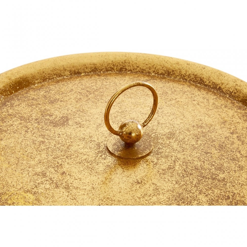 Monroe Small Accent Table Gold