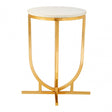 Hamish Curved Base Side Table Gold