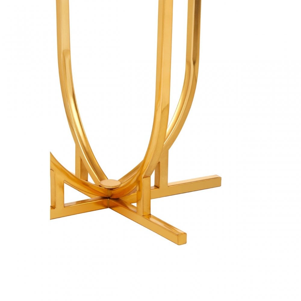 Hamish Curved Base Side Table Gold