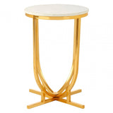 Hamish Curved Base Side Table Gold