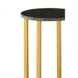 Templar Small Marble / Iron Side Table